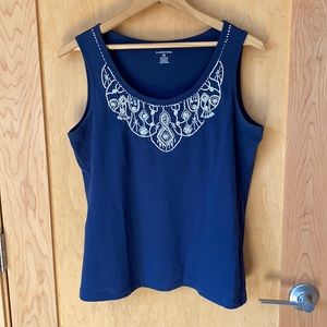 LANDS’ END Beaded Tank